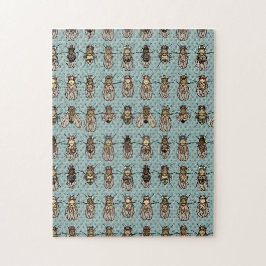 Taufliegemutanten Puzzle (Vertikal)