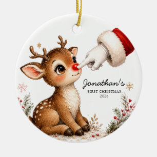 Taufname Baby erstes Weihnachten Ornament