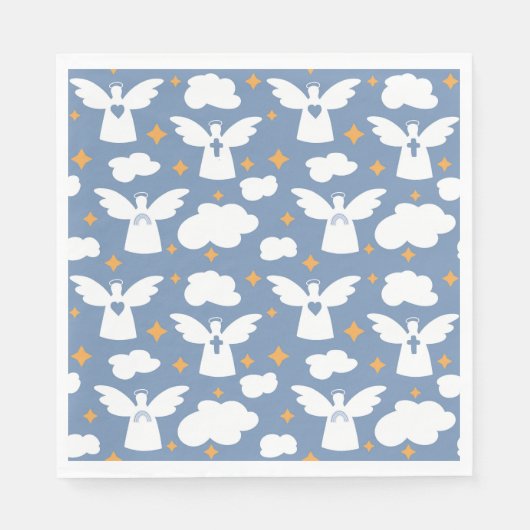 Taufpapier Angel Serviette (Vorderseite)
