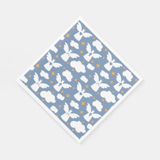 Taufpapier Angel Serviette (Ecke)