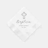 Taufpapier Napkin Serviette (Ecke)