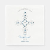 Taufpapier Napkins - Custom Party Napkin Design Serviette (Vorderseite)