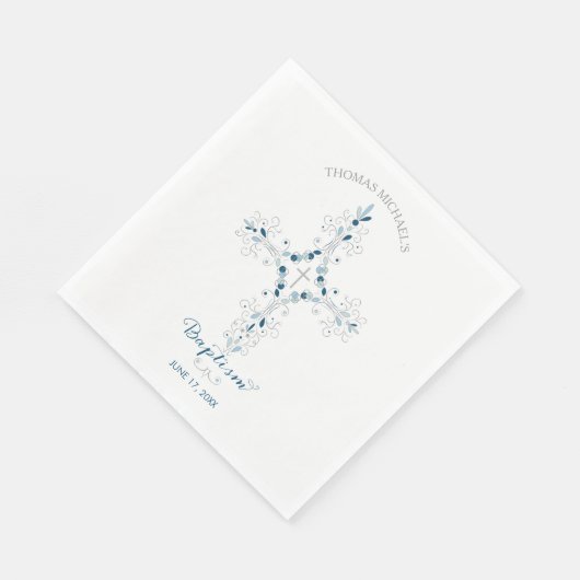 Taufpapier Napkins - Custom Party Napkin Design Serviette (Ecke)