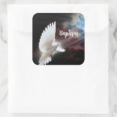 Taufpfropf Quadratischer Aufkleber (Tasche)