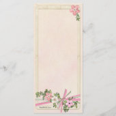 Taufprogramm für Blumen 1/5 Programm (Rückseite)