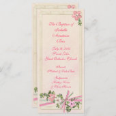 Taufprogramm für Blumen 1/5 Programm (Vorne/Hinten)