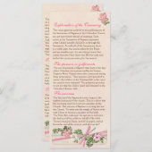 Taufprogramm für Blumen 2/5 (Vorne/Hinten)