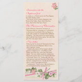 Taufprogramm für Blumen 4/5 Programm (Vorderseite)