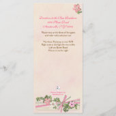 Taufprogramm für Blumen 5/5 Programm (Rückseite)