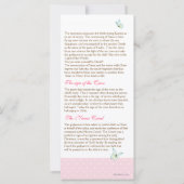 Taufprogramm für Tscherisch-Blossom 2/5 (Rückseite)