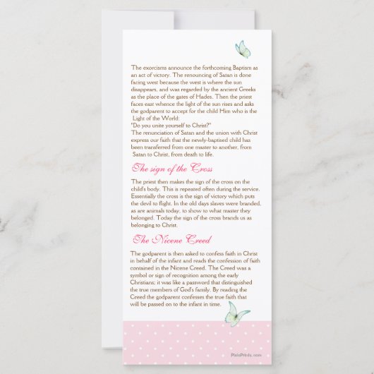 Taufprogramm für Tscherisch-Blossom 2/5 (Rückseite)