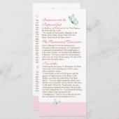 Taufprogramm für Tscherisch-Blossom 4/5 Programm (Vorne/Hinten)