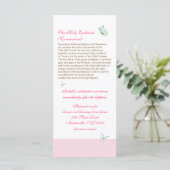 Taufprogramm für Tscherisch-Blossom 5/5 Programm (Stehend Vorderseite)