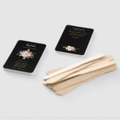 Taufprogramm-Lüfter - Schwarzes Gold aus dem Blume Fächer (Non-assembled)