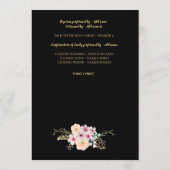 Taufprogramm - Schwarzes Gold der Blumen Programm (Rückseite)