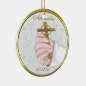 Taufquerverzierung Keramik Ornament (Rechts)