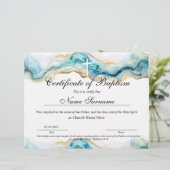 Taufschein, Baby Dedication (Stehend Vorderseite)