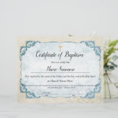 Taufschein, Baby Dedication (Stehend Vorderseite)