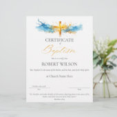 Taufschein, Weihnachtszeugnis (Stehend Vorderseite)