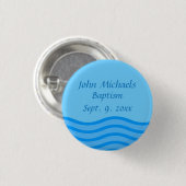 Tauftaste mit Name und Datum Wassergrafik Button (Vorne & Hinten)
