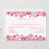 Tauftaufe-Mädchen-Foto-Einladungs-Karte Einladung (Rückseite)