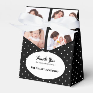 Taufzeremonie 3 Abschnitte Benutzerdefinierte Foto Geschenkschachtel