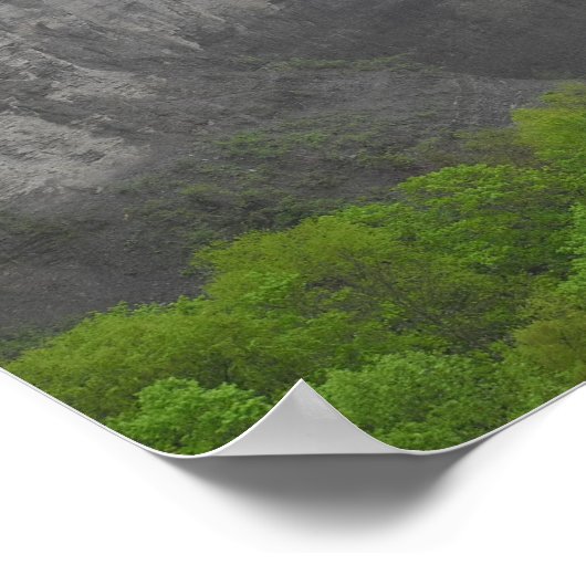 Taughannock Fall Ithaca Wasserfall Fotografie Poster (Ecke)