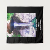 TAUGHANNOCK FALLS ITHACA NEW YORK TAPESTRY WANDTEPPICH (Vorderseite (Horizontal))