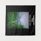 TAUGHANNOCK FALLS ITHACA NEW YORK TAPESTRY WANDTEPPICH (Vorderseite (Horizontal))