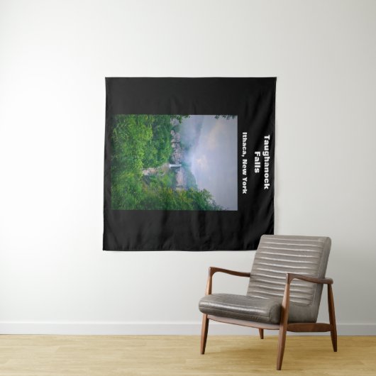 TAUGHANNOCK FALLS ITHACA NEW YORK TAPESTRY WANDTEPPICH (Beispiel (Horizontal))