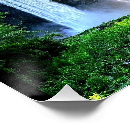 TAUGHANNOCK FALLS ITHACA NEW YORKGlossy Poster (Ecke)