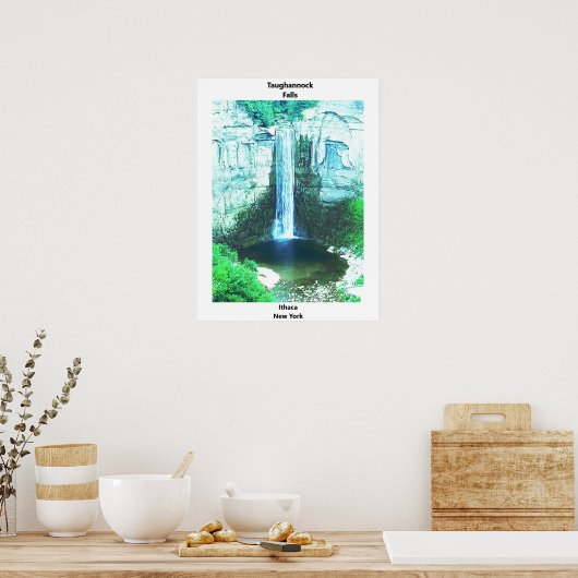 TAUGHANNOCK FALLS ITHACA POSTER (Küche)