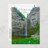 TAUGHANNOCK FALLS Postkarte (Vorne/Hinten)