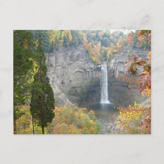 Taughannock Falls Postkarte (Vorderseite)