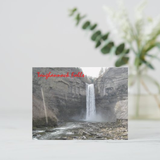 Taughannock Falls Postkarte (Stehend Vorderseite)