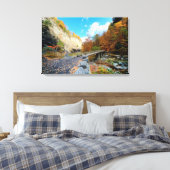 Taughannock Falls Staat Park Leinwanddruck (Insitu (Schlafzimmer))