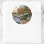 Taughannock Falls Staat Park Runder Aufkleber (Tasche)