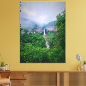 TAUGHANNOCK FALLT ITHACA CANVAS DRUCKEN LEINWANDDRUCK (Insitu (Wohnzimmer))