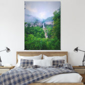 TAUGHANNOCK FALLT ITHACA CANVAS DRUCKEN LEINWANDDRUCK (Insitu (Schlafzimmer))