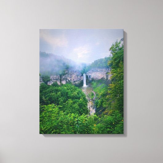 TAUGHANNOCK FALLT ITHACA CANVAS DRUCKEN LEINWANDDRUCK (Vorderseite)