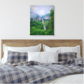 TAUGHANNOCK FALLT ITHACA CANVAS DRUCKEN LEINWANDDRUCK (Insitu (Schlafzimmer))