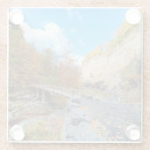 Taughannock fällt Staats-Park Glasuntersetzer (Rückseite)
