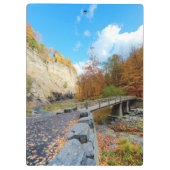 Taughannock fällt Staats-Park Klemmbrett (Rückseite)