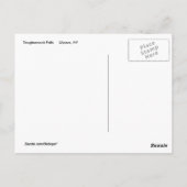 Taughannock fällt Staats-Park Postkarte (Rückseite)