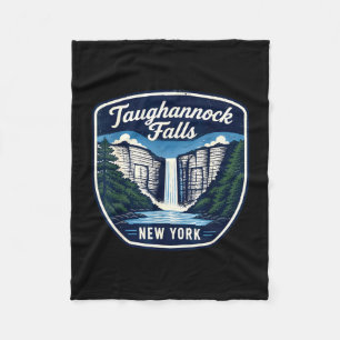 Taughannock Wasserfall New York Natur Wandern Fleecedecke