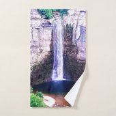 TAUGHNNOCK FALLS GORGE ITHACA N.Y. BADHANDTUCH SET (Handtuch)