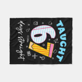 Taught 67 Days Straight Funny Six Seven 6 7 Meme S Fleecedecke (Vorderseite (Horizontal))