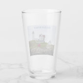 Taumelglas und Trinkglas Glas (Rückseite)