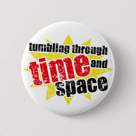 Taumelschwingung durch Zeit und Raum Button (Vorderseite)