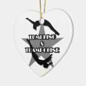 Taumelschwingungs- und Trampolineverzierung Keramik Ornament (Links)